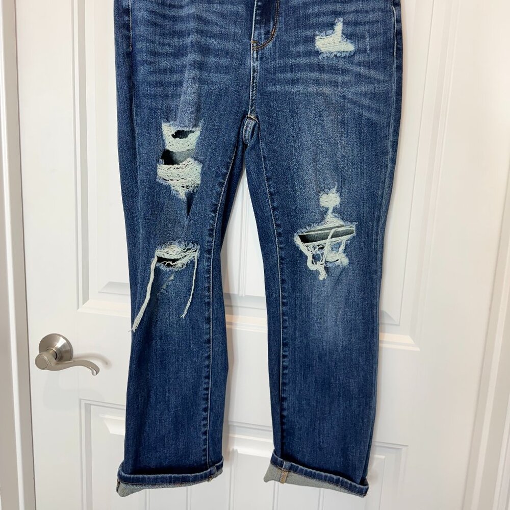 JUDY BLUE Walnut Creek Mid Rise Cropped Straight, Size 13/31 Women's - Picture 2 of 7